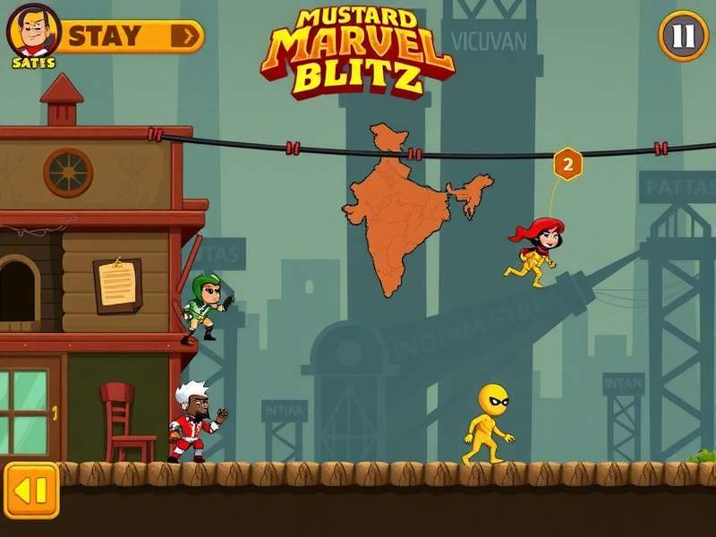 Mustard Marvel Blitz strategy guide showing character progression